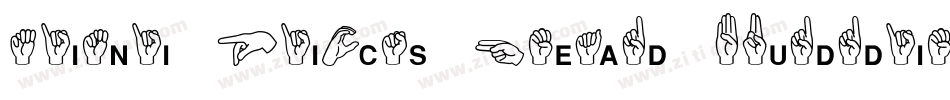 Mini Pics Head Buddies字体转换
